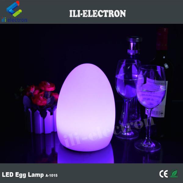 LED Lighting Egg Shape Table Lamp with 16 Colors Changing