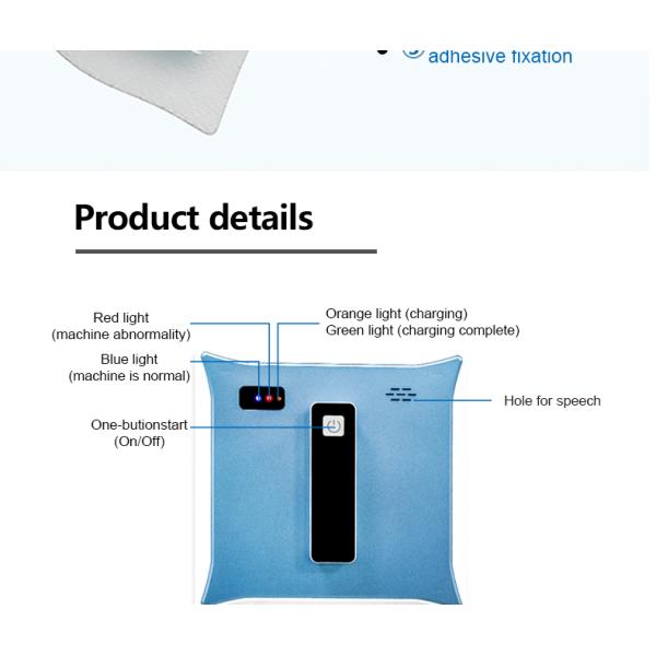 Highly Electric Remote Control Window Glass Cleaner Robot with Dual Water Spray Function