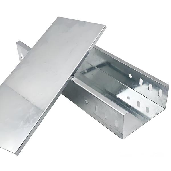 Suspended Rectangular Sheet Metal Cable Tray For Indoor And Outdoor Installation Residential Cable Tray