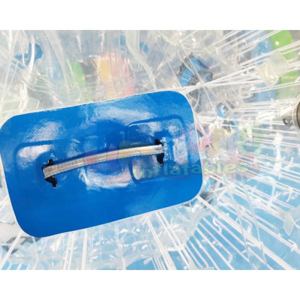 пандус Zorbing игр пузыря раздувного Zorb 0.55mm шарика PVC прозрачный земной