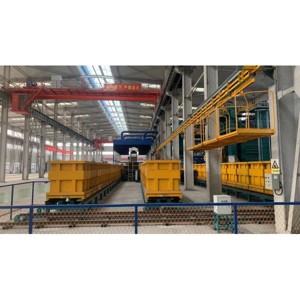 Low emission customizable lost foam casting production line with integrated inspection systems for EPC casting