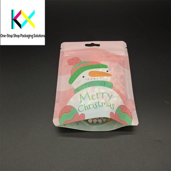 Customizable Plastic Pouch Bags Spot UV Zipper Food Packaging Pouch for Commodity