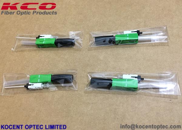 0.9mm Fiber Optic Fast Connector SOC Field Assembly Green Color