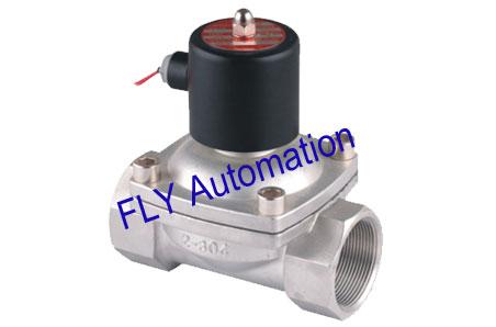 24V 50mm Orifice Unid,CKD 2 Way Stainless Steel Water Solenoid Valves 2S500-50