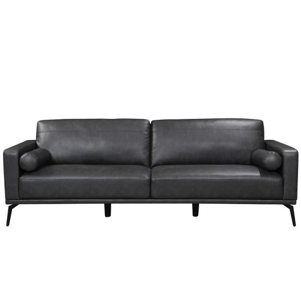 Nontoxic Sectional Modern Leather Sofa Multifunctional For Living Room
