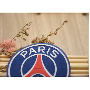 Специализированные текстильные этикетки с силиконовым логотипом на нижней стороне для одежды