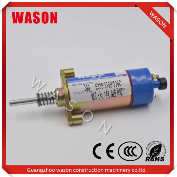 Diesel engine Stop Solenoid 3E9785 155-4653 155-4654  for E330B Excavator