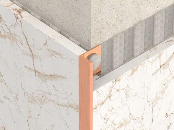 1.8m Brushed Stainless Steel Angle Trim Metal Bullnose Border Edge Trim