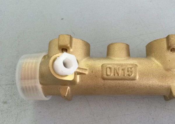 1/2 110mm Brass Cubic Water Meter Tube Leak Detection PN16
