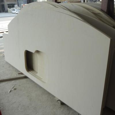 OEM White Marble Countertop Vanity Top For Home Decoration
