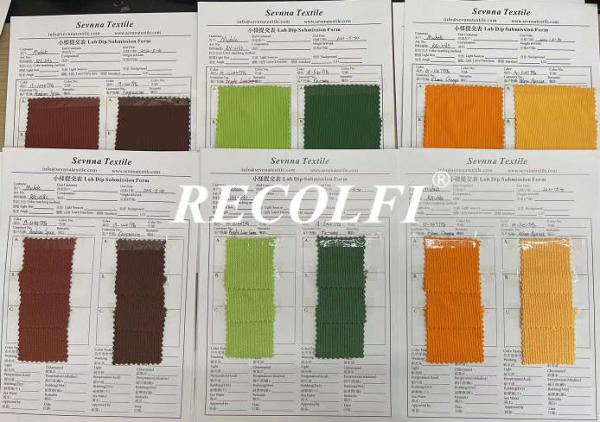 200GSM Repreve Swimwear Fabric For Color Lab Dips And Digital Print Strike - Offs