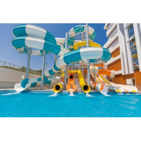 12 мм толщины стекловолокна бассейн горки Водный тематический парк оборудование набор