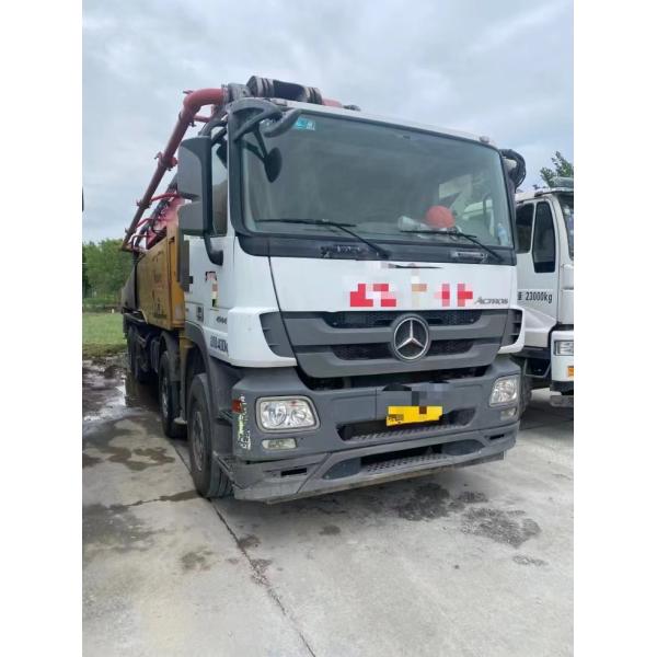2019 Top Sy 56m Concrete Mounted Pump Batching Plant Used and Cylinder Type Structure