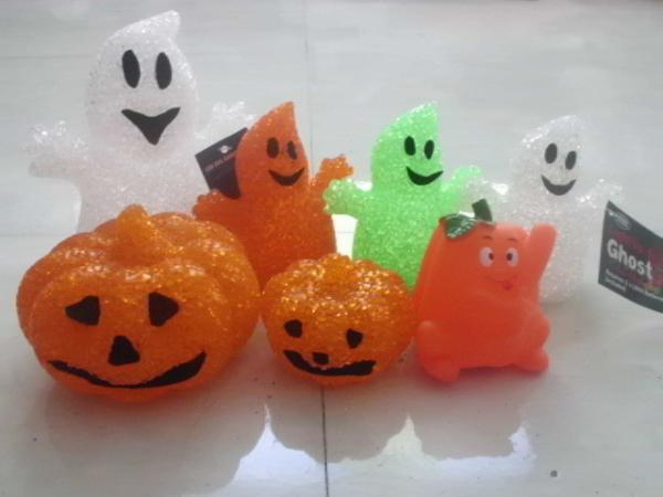 Led Pumpkin Lantern , Holiday Decoration LED Toy Flashing Balls For Babies