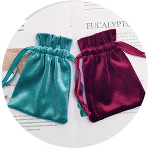 Velvet Gift Bags, Velvet Drawstring Pouches, Bracelets, Necklaces, Watches, Rings, Jewelry packaging