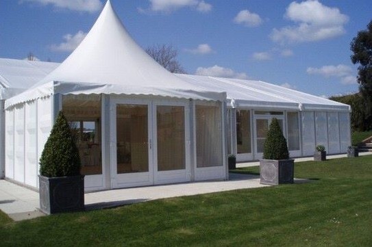 15x30M Aluminum White PVC Roof Party  Event Tent Lining Decoration For 500 People