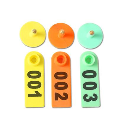 860mhz Animal Cattle 100pcs Custom Goat Ear Tags