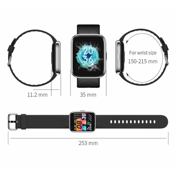 180mAh Heart Rate Blood Pressure Bracelet , 1.3 Inch Bp Monitor Smart Band Sleep Tracking