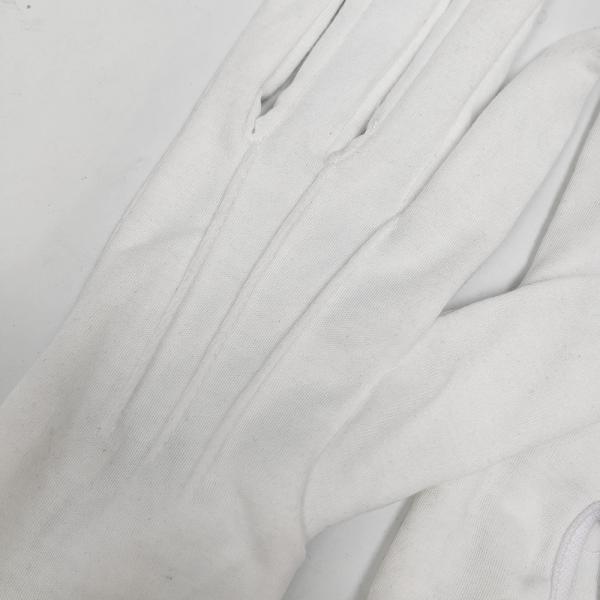 Custom Logo 100% Cotton Jewelry Premium Marching Band White Cotton Gloves Working Gloves Ceremonial Gloves
