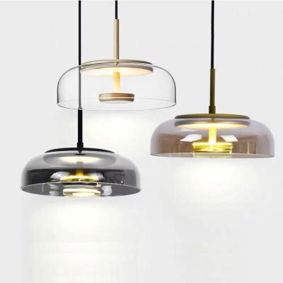 360 luz de vidro do pendente da sala de jantar 23*7cm do ângulo de feixe do grau
