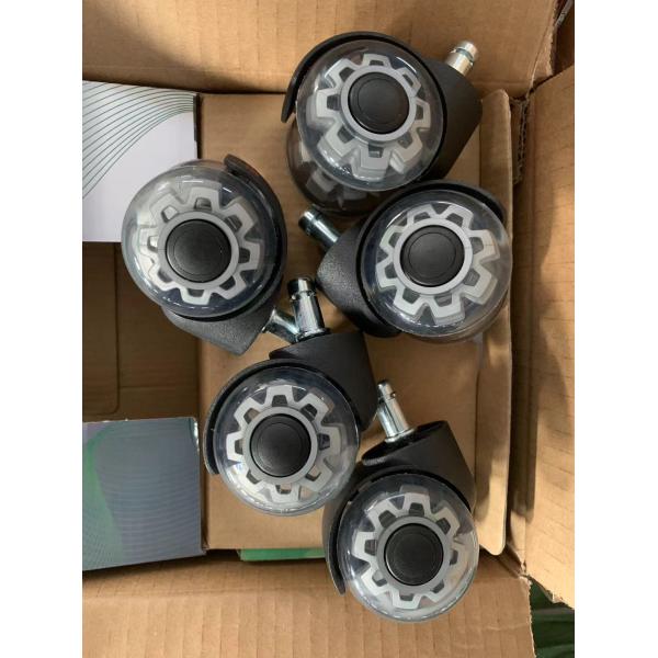 Eco-Friendly Transparent PU Caster Wheels For Smooth Furniture Movement