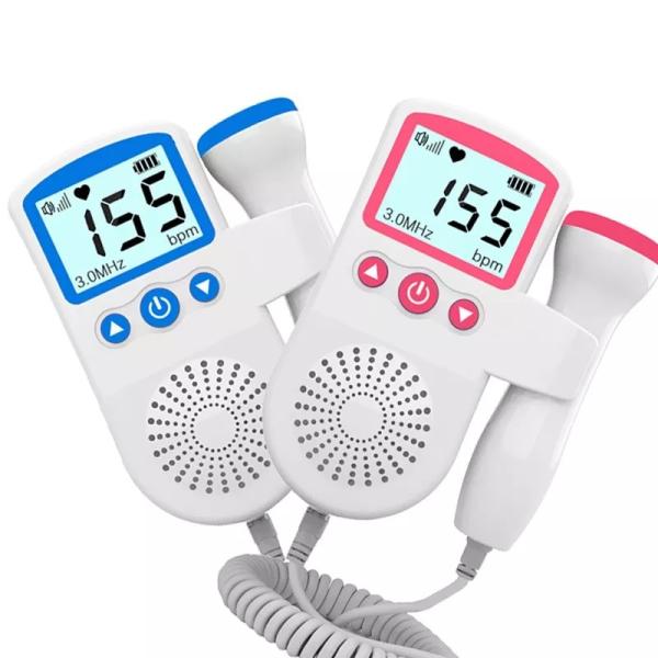 Pregnant Woman Ultrasound Baby Heart Detector Doppler Fetal Monitor