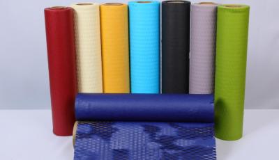 80G Kraft Paper Honeycomb Paper Roll / Sheet 600m Max Winding Length