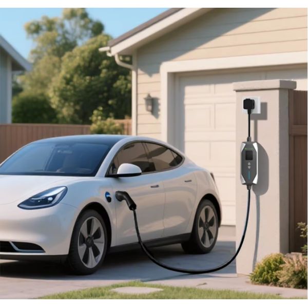 Portable EV Car Charger The Ultimate Solution for Demanding Environments with Advanced Display and Connectivity