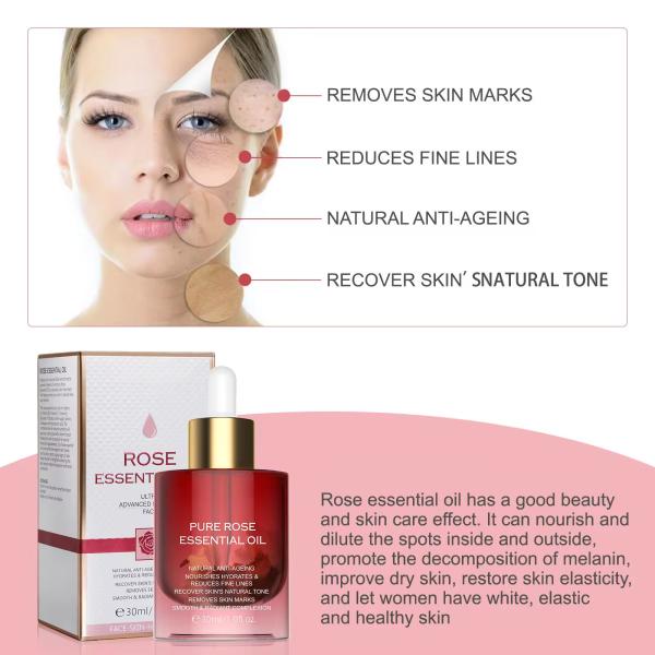 OEM Антикислородное окрашивающее питательное розовое масло для лица