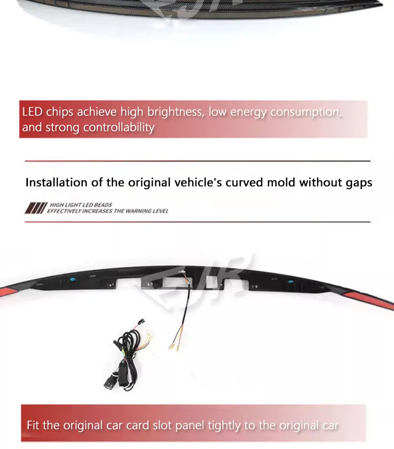 Через заднее освещение Для Tesla Model S Усовершенствование Led Tail Light Assembly Заднее поворотное торможение Текущее автомобильное аксессуарное ламповое стволо