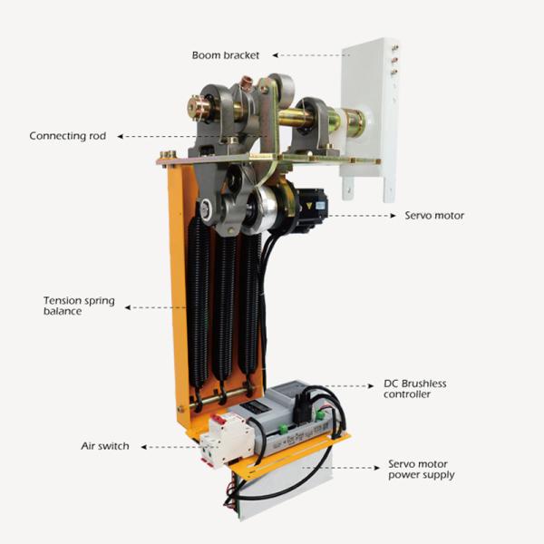 DC Brushless Straight Arm Automatic Boom Gate Barrier 3-6m For Parking Blocker Parking Payment System