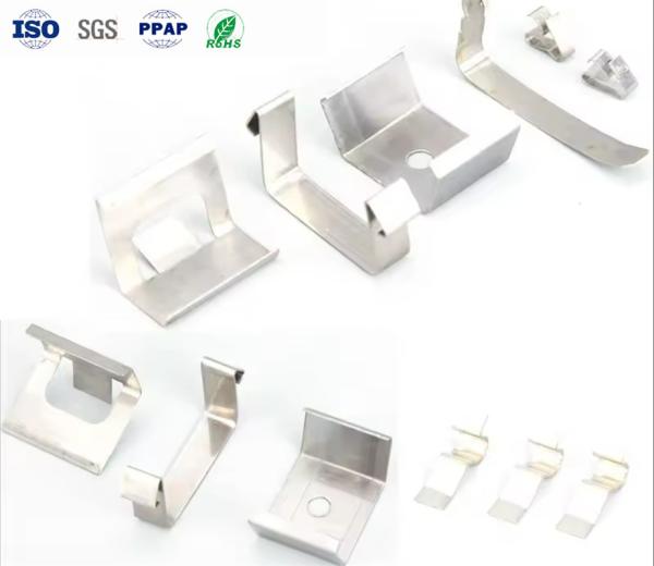 Partes de estampado de metal de acero inoxidable Hojas de flexión pequeñas y grandes Partes de hardware de fabricación de metal