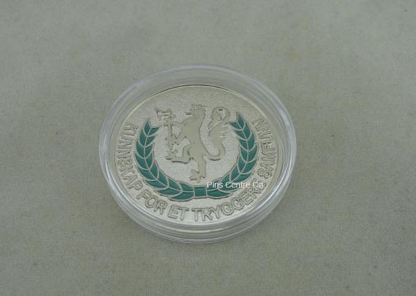 Personalized Soft Enamel Coins , Zinc Alloy Die Stamped Memorial Coin