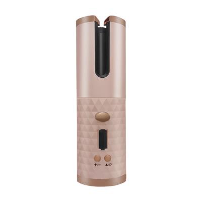 Cordless Auto Hair Curler USB Rechargeable Hair Curler For Women