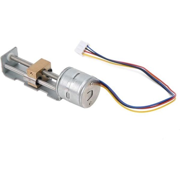Mini Linear Stage Actuator Small Slide Rail Screw Stepper Motor Stepper Motor with Planetary Reducer for Measuring Equipment Printers Rail Stepper Motor Ste