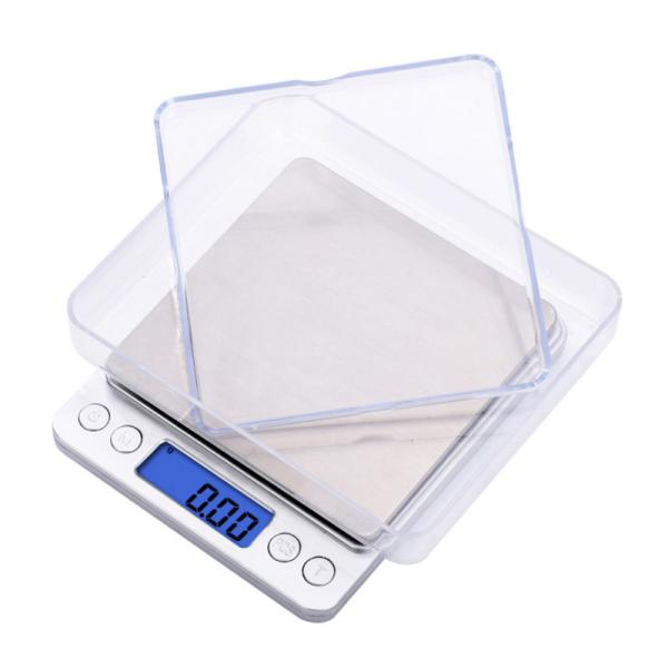 Portable and Accurate Santwell Portable Digital Gram Scale 12.7*10.6*1.6cm Size ±0.03g Tolerance Multiple Weighing Types