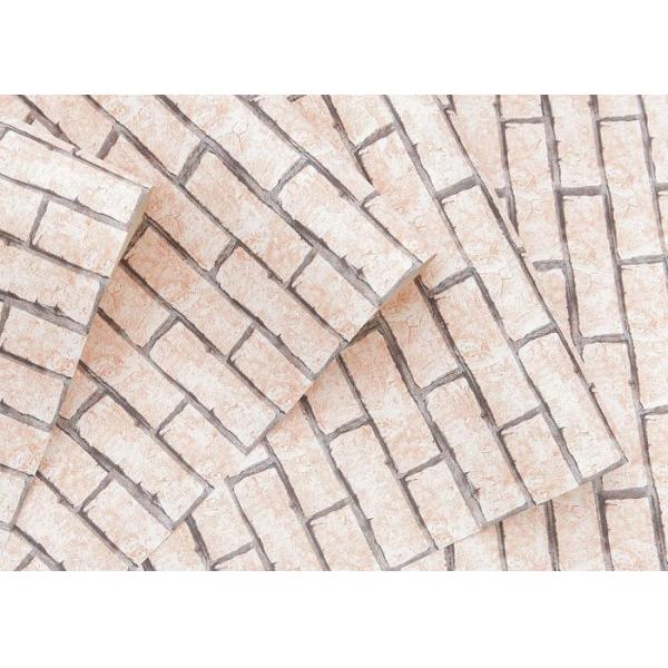 Хаки обои влияния кирпича цвета 3Д съемные для гостиной, материала винила