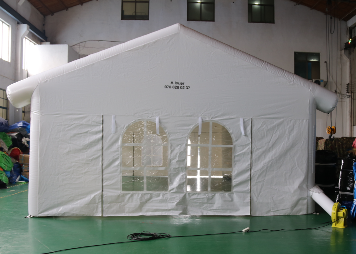 Factory Price PVC Waterproof Inflatable One Bedroom Wedding Event Tent Durable Quick Opening Commercial Rental Tent Shelter