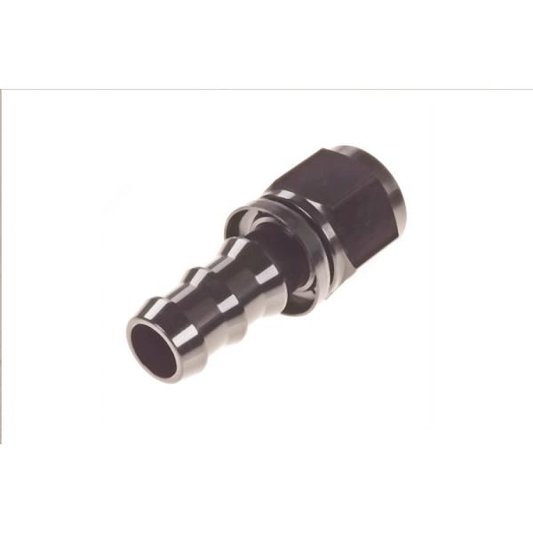 Componentes trabajados a máquina CNC femeninos de las colocaciones de manguera del Motorsport de aluminio universal