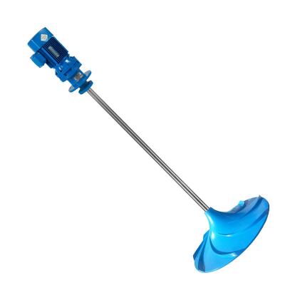 Blue Low Speed Electric Hyperboloid Air Agitator Mixer For Wastewater Treatment Plant Tanks