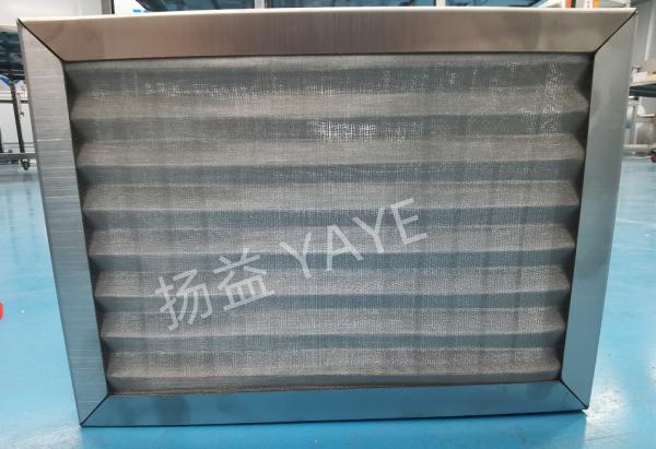 6 Layers Heat Resistant Filter G4 Pleated Panel Filter Industrial