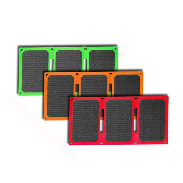 18W Portable Mini Solar Panels Waterproof Dual USB Charger For Outdoor Activities