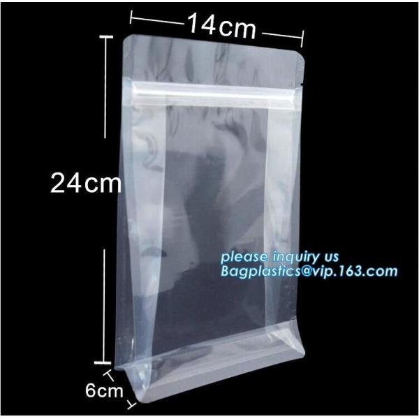 Reusable Stand Up Zipper Pouch Aluminum Foil Bags, Square Bottom Coffee Packaging Bags With Valve