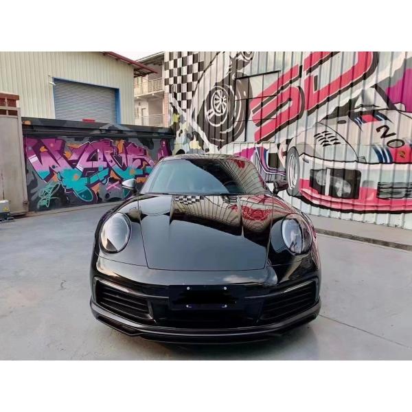 For Porsche 911 992 Carbon Fiber Body Kit 911 992 Upgraded TechArt Style Front Shovel Diffuser Spoiler Side Skirt Body Kit