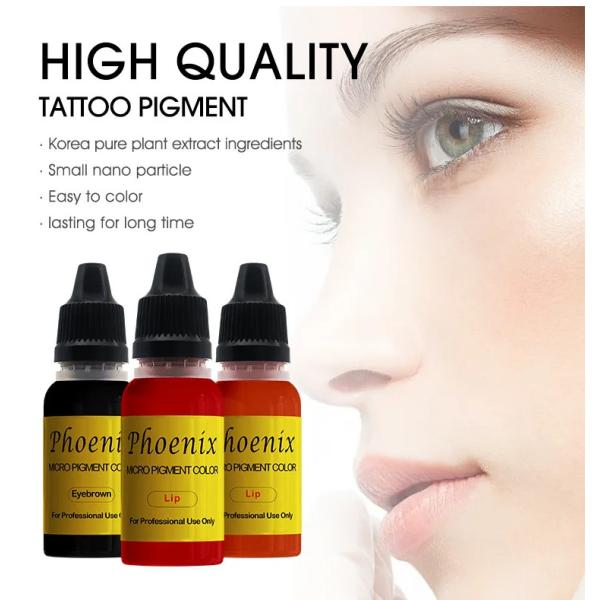 Чернила татуировки макияжа цвета пигмента татуировки брови метки частного назначения 15ml постоянные