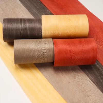 1.6mm Façade à l'épreuve de l'humidité décorative à coupe rotative de façade de bois de couleur
