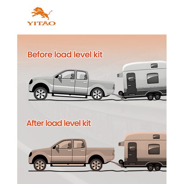 Tow Assist Air Spring Kit No-Drill 2500lb, Fits Chevrolet Silverado 1500 / GMC Sierra 1500 2007-2018