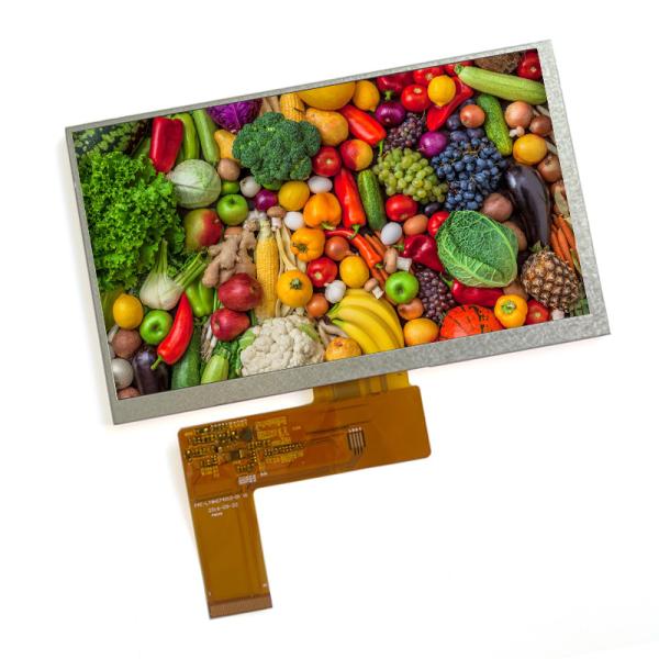 700nits 7 Inch High Brightness TN TFT LCD Display 800x480 Optional Touch Panel