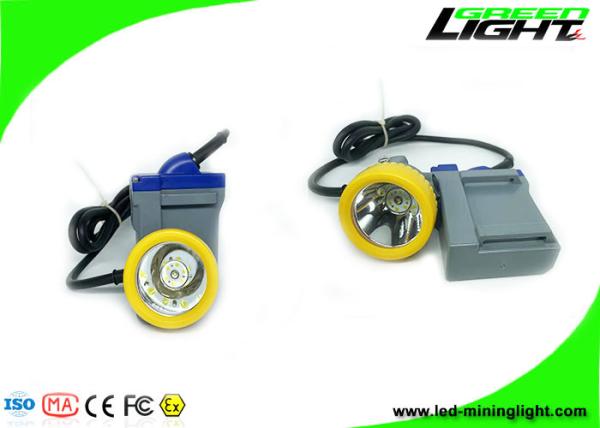 LED Cree Miners Helmet Light 15000Lux 6.6Ah Rechargeable 216lum Miner Cap Lamp For Underground