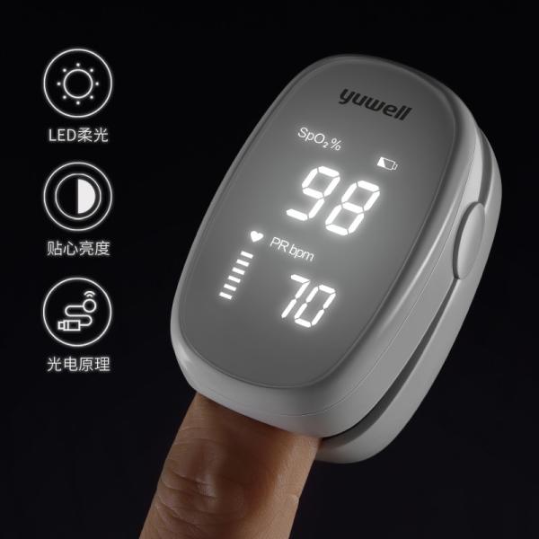 250bpm FDA Blood Pressure Oximeter , Pulse Oximeter Finger Monitor
